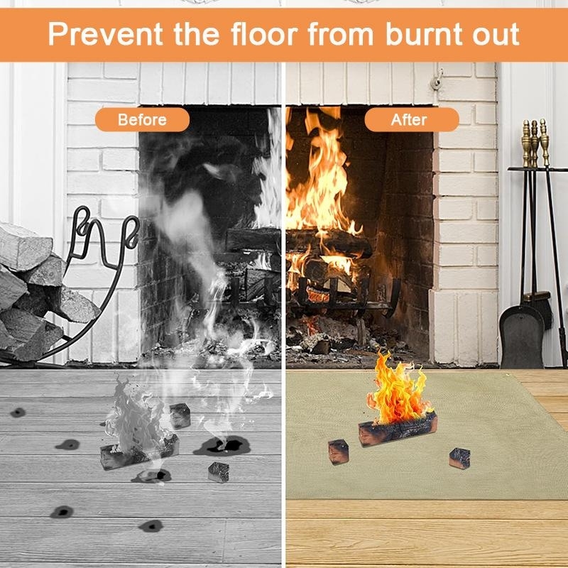 Camping Fireproof Mat Heat Res - Heat Resistant Mat ulasan dan harga