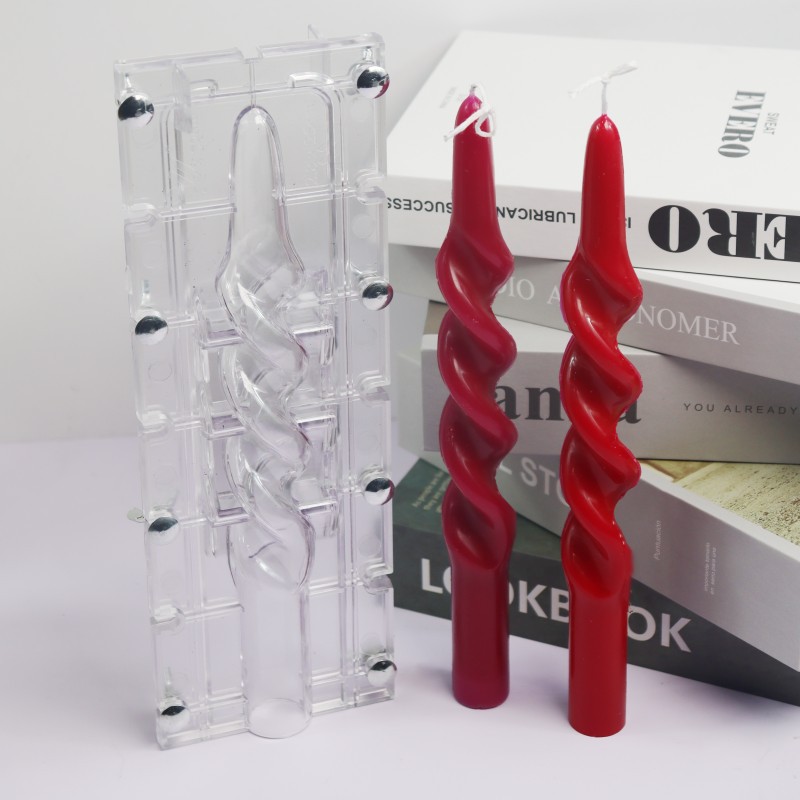 Twisted Stripe Column Acrylic  - Candle Supplies Kit ulasan dan harga