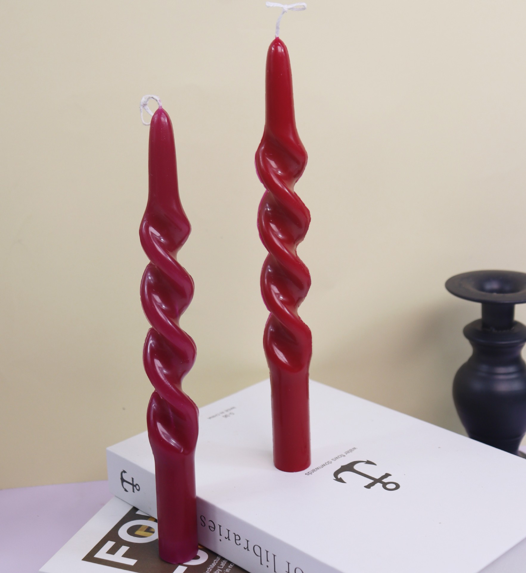 Twisted Stripe Column Acrylic  - Candle Supplies Kit ulasan dan harga