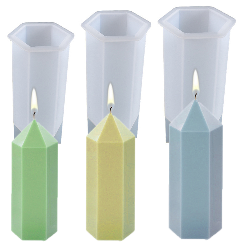 3D Hexagonal Column Candle Mol - Candle Supplies Kit ulasan dan harga