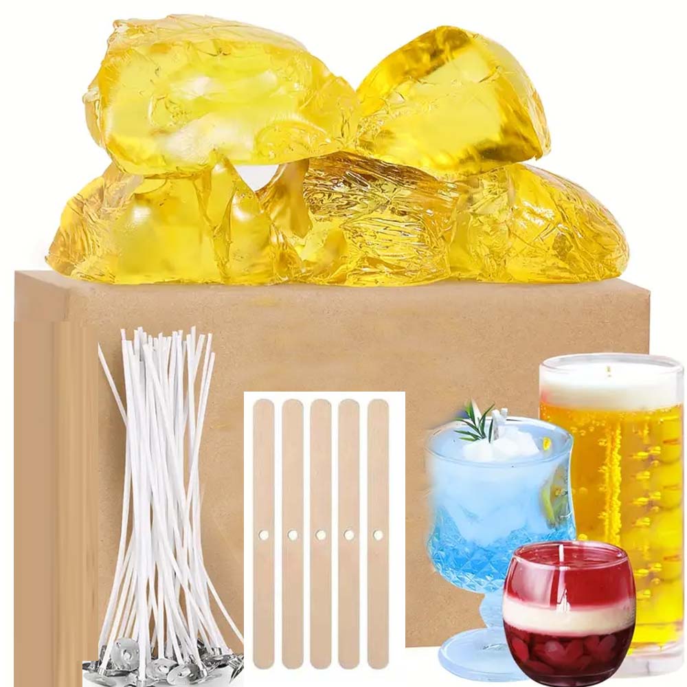 200g Yellow Clear Gel Jelly Wa - Candle Supplies Kit ulasan dan harga