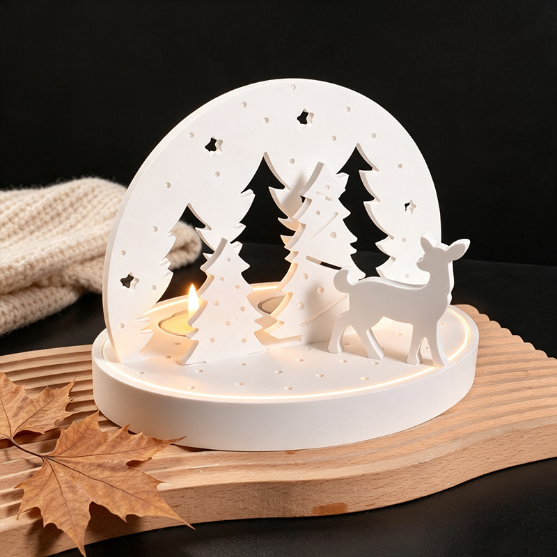 Christmas Elk Tealight Candle  - Candle Supplies Kit ulasan dan harga