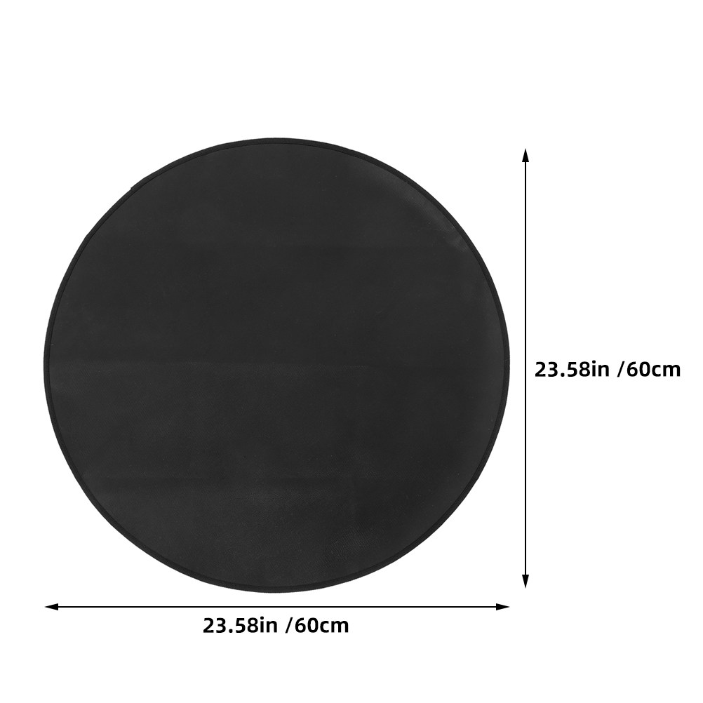 Round Fireproof Bbq Mat 24 Inc - Heat Resistant Mat ulasan dan harga