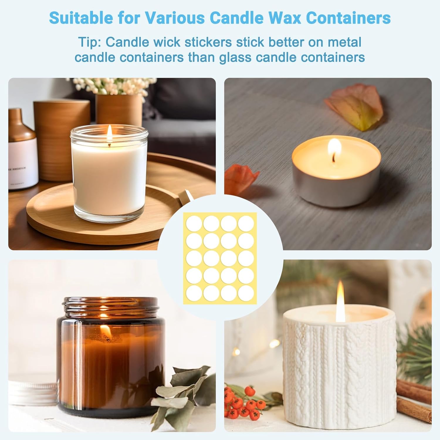 400PCS/100PCS Candle Wick Stic - Candle Supplies Kit ulasan dan harga