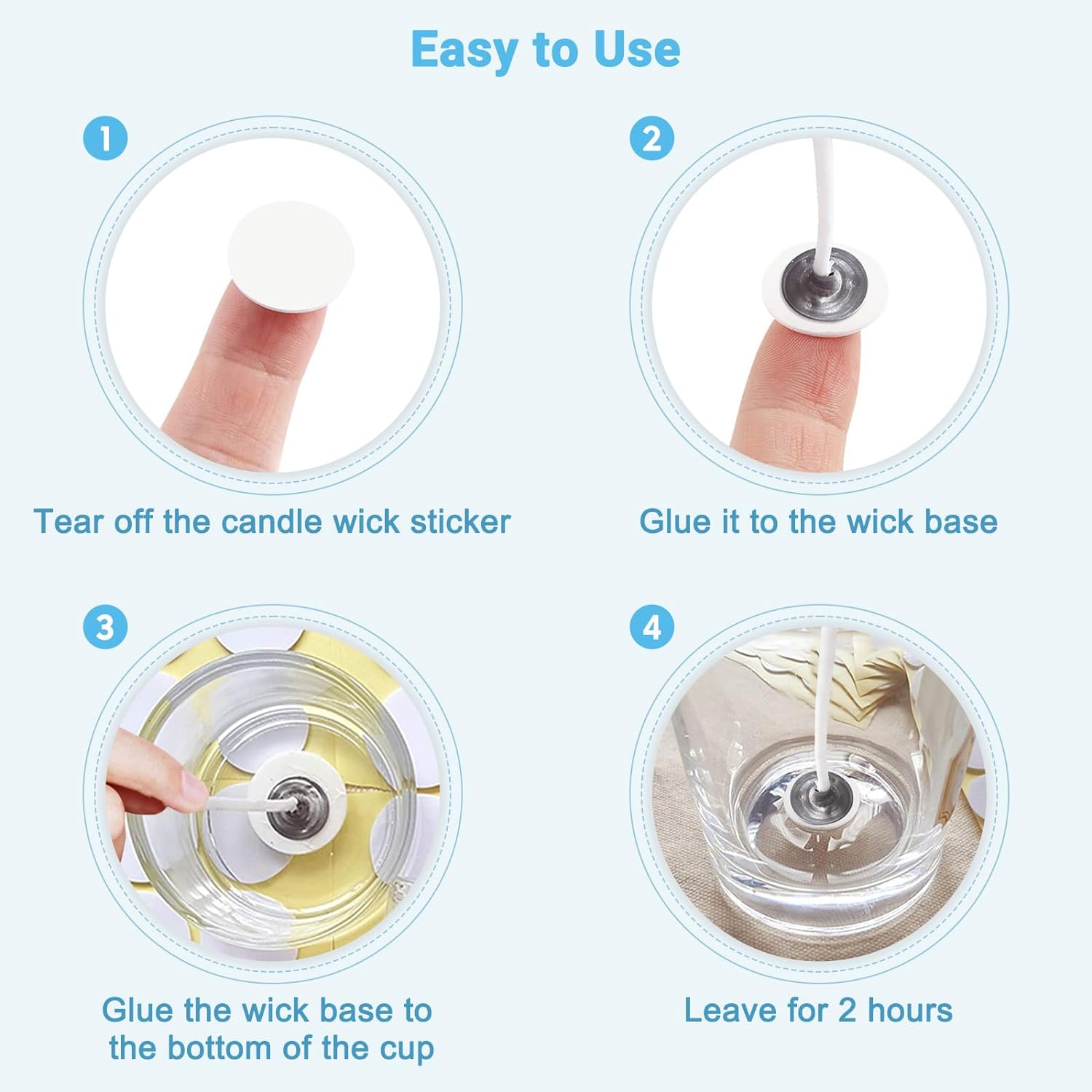 400PCS/100PCS Candle Wick Stic - Candle Supplies Kit ulasan dan harga
