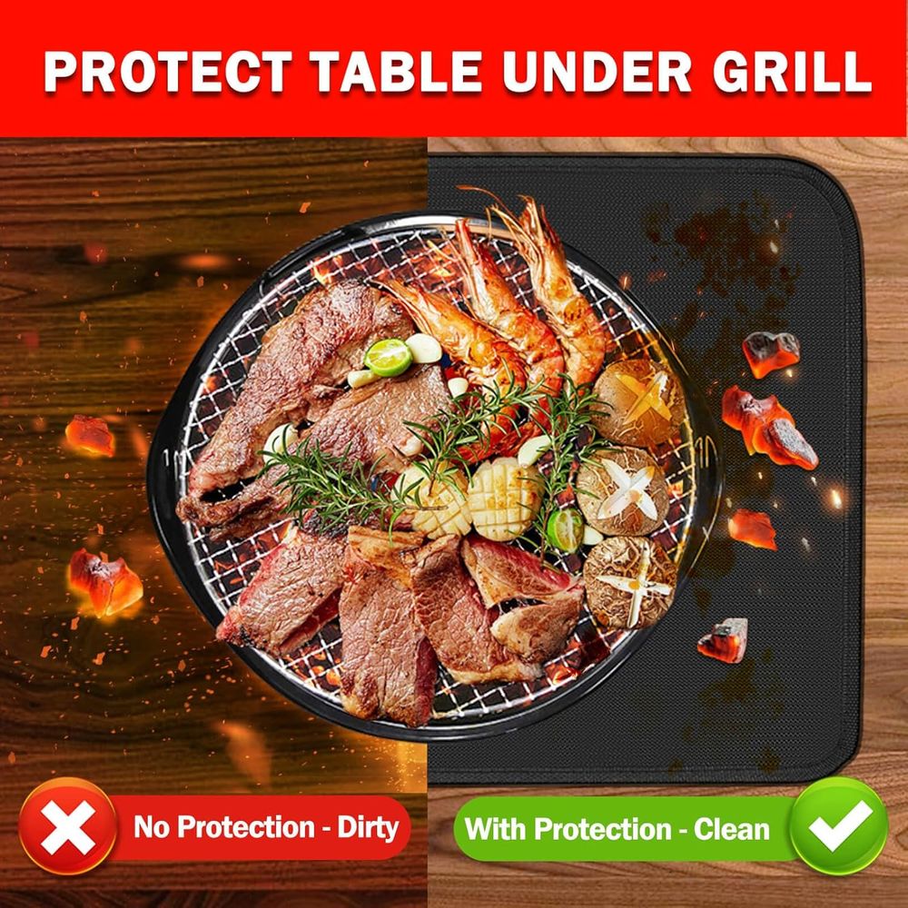 15 x 18 Grill Mat - Heat Resis - Heat Resistant Mat ulasan dan harga