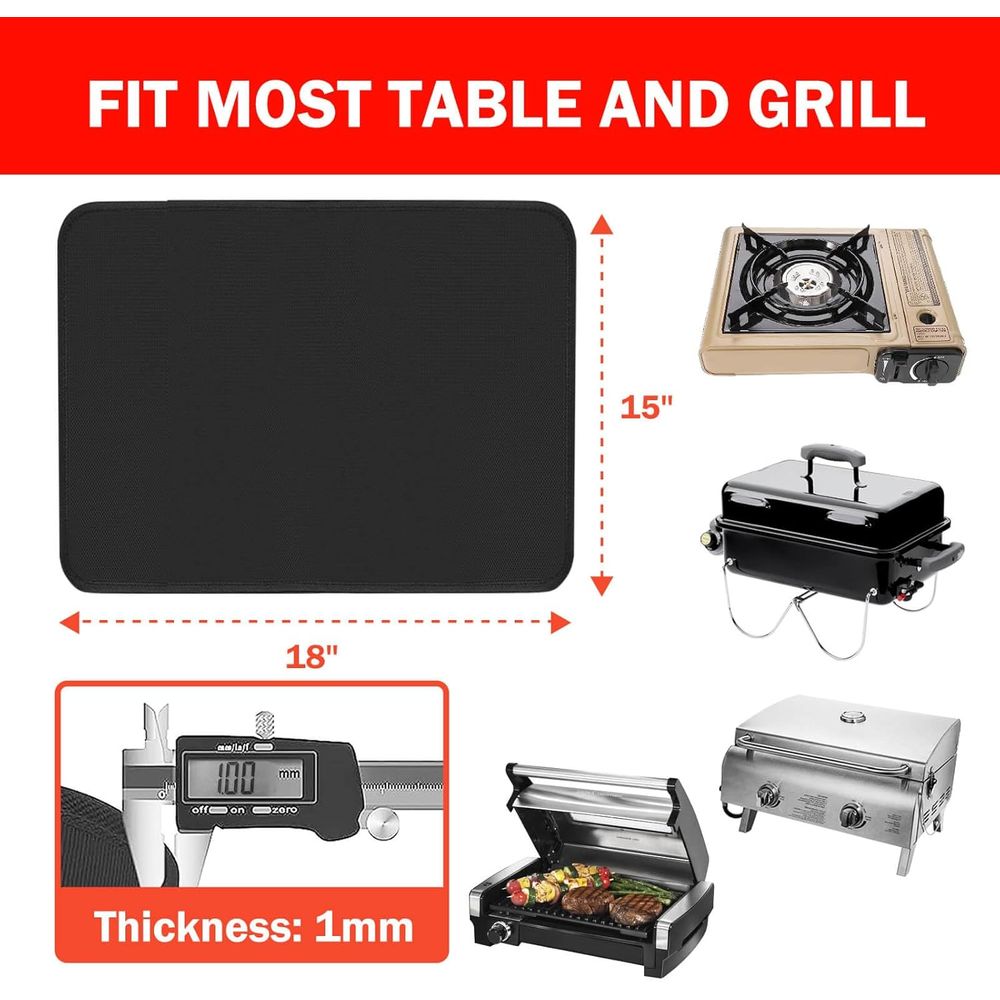 15 x 18 Grill Mat - Heat Resis - Heat Resistant Mat ulasan dan harga