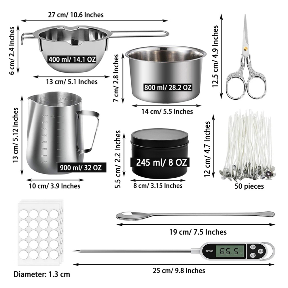 Glintmos DIY Candle Making Kit - Candle Supplies Kit ulasan dan harga