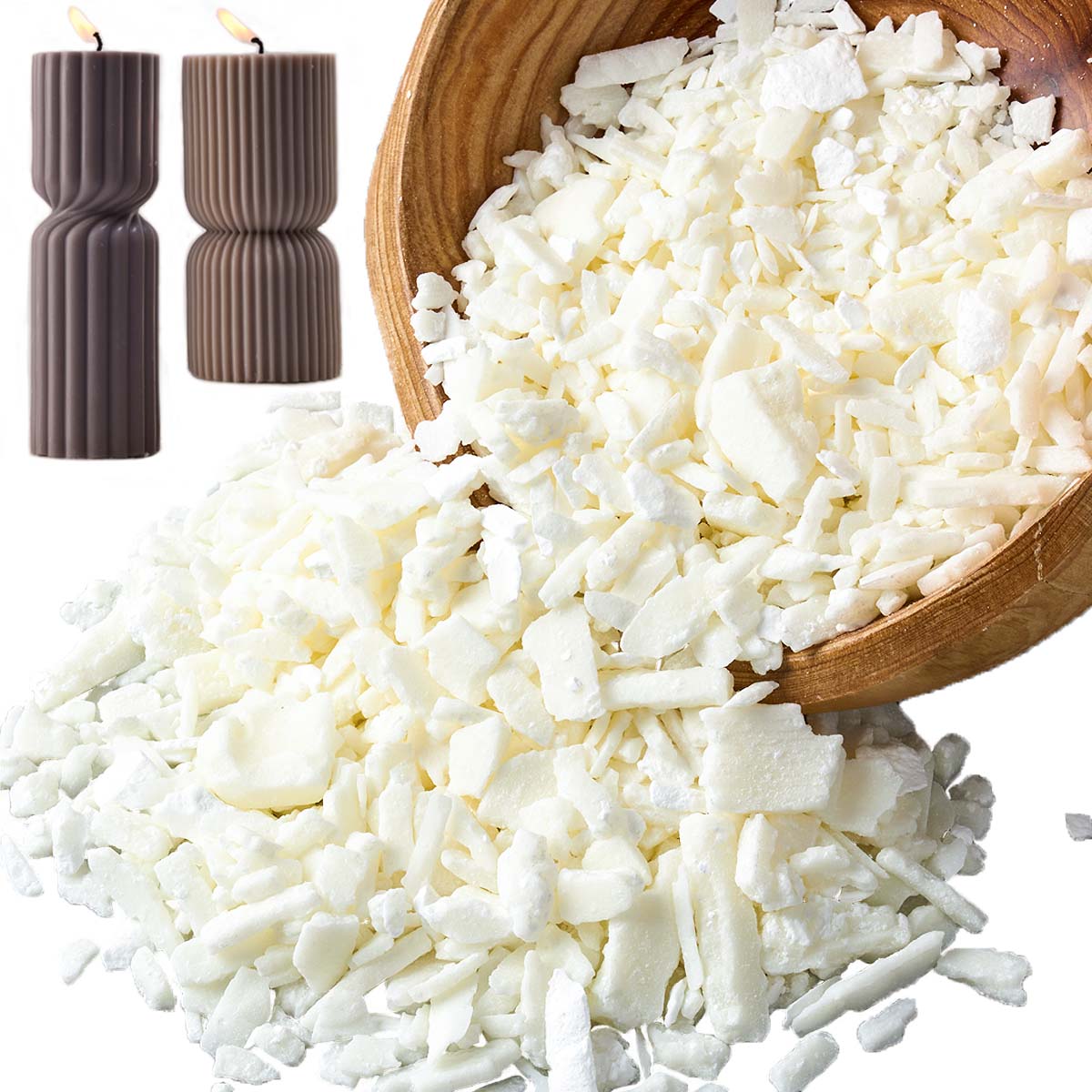 1 Pounds Pure White Soy Wax Fo - Candle Supplies Kit ulasan dan harga