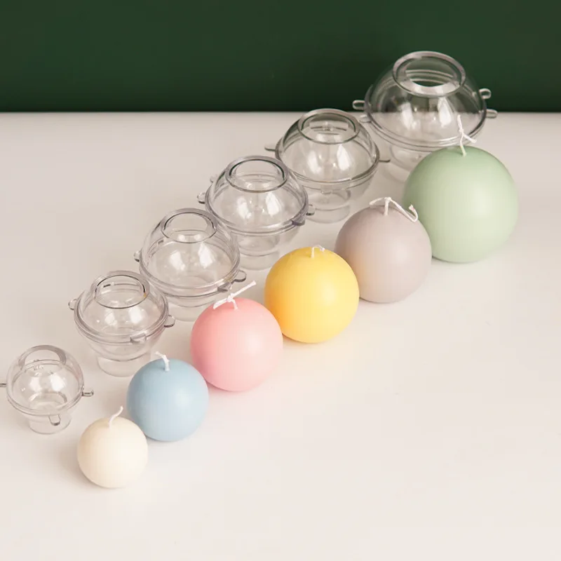5-8cm Spherical Candle Plastic - Candle Supplies Kit ulasan dan harga