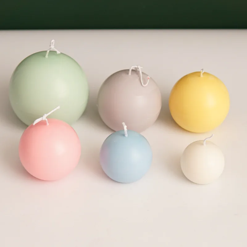 5-8cm Spherical Candle Plastic - Candle Supplies Kit ulasan dan harga
