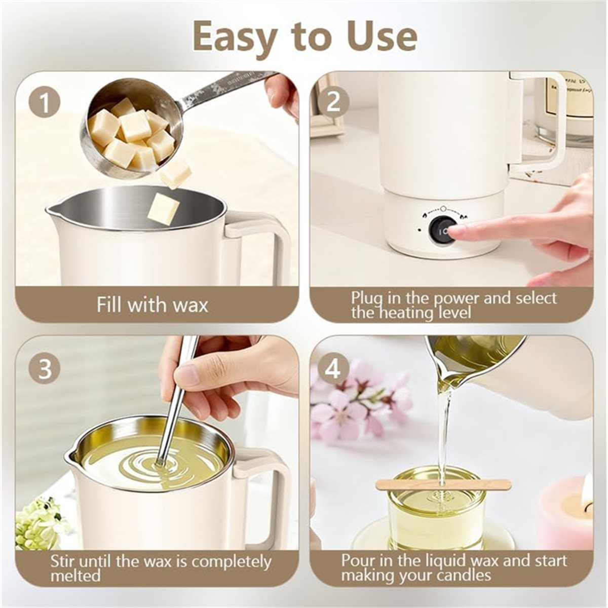 2026 New Electric Wax Melting  - Candle Supplies Uk ulasan dan harga