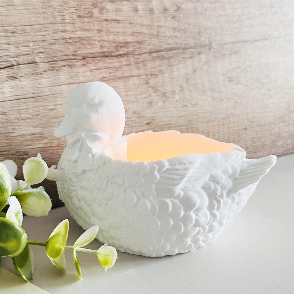Beautiful Plaster Duck Storage - Candle Making Supplies Jars ulasan dan harga